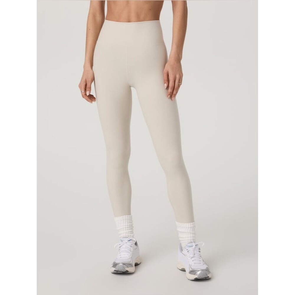 VUORI CLEAN ELEVATION LEGGINGS- BONE HEATHER SIZE MEDIUM NWT